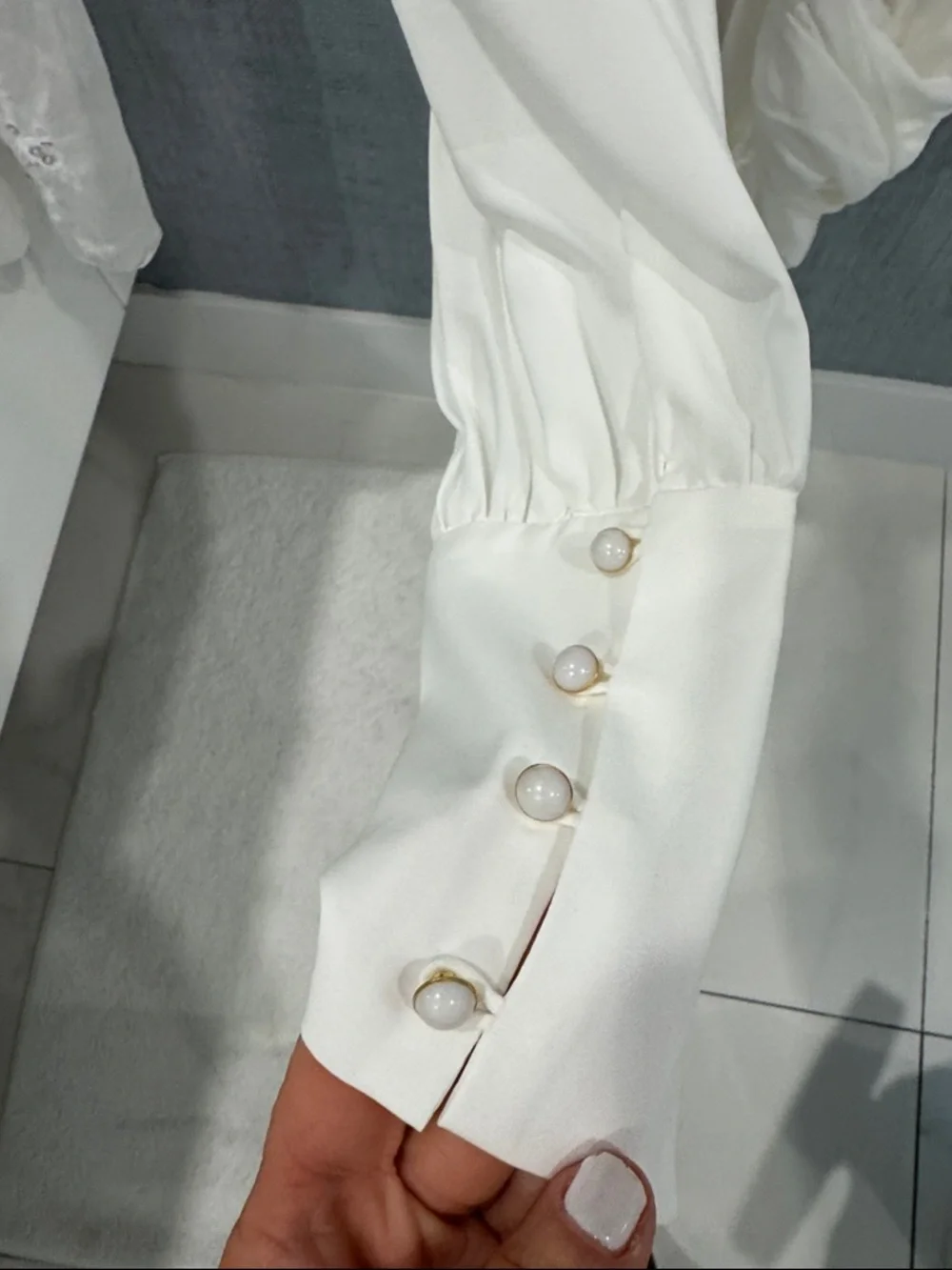 Kim Shui Jeannie mini dress white xs - Picture 6 of 7